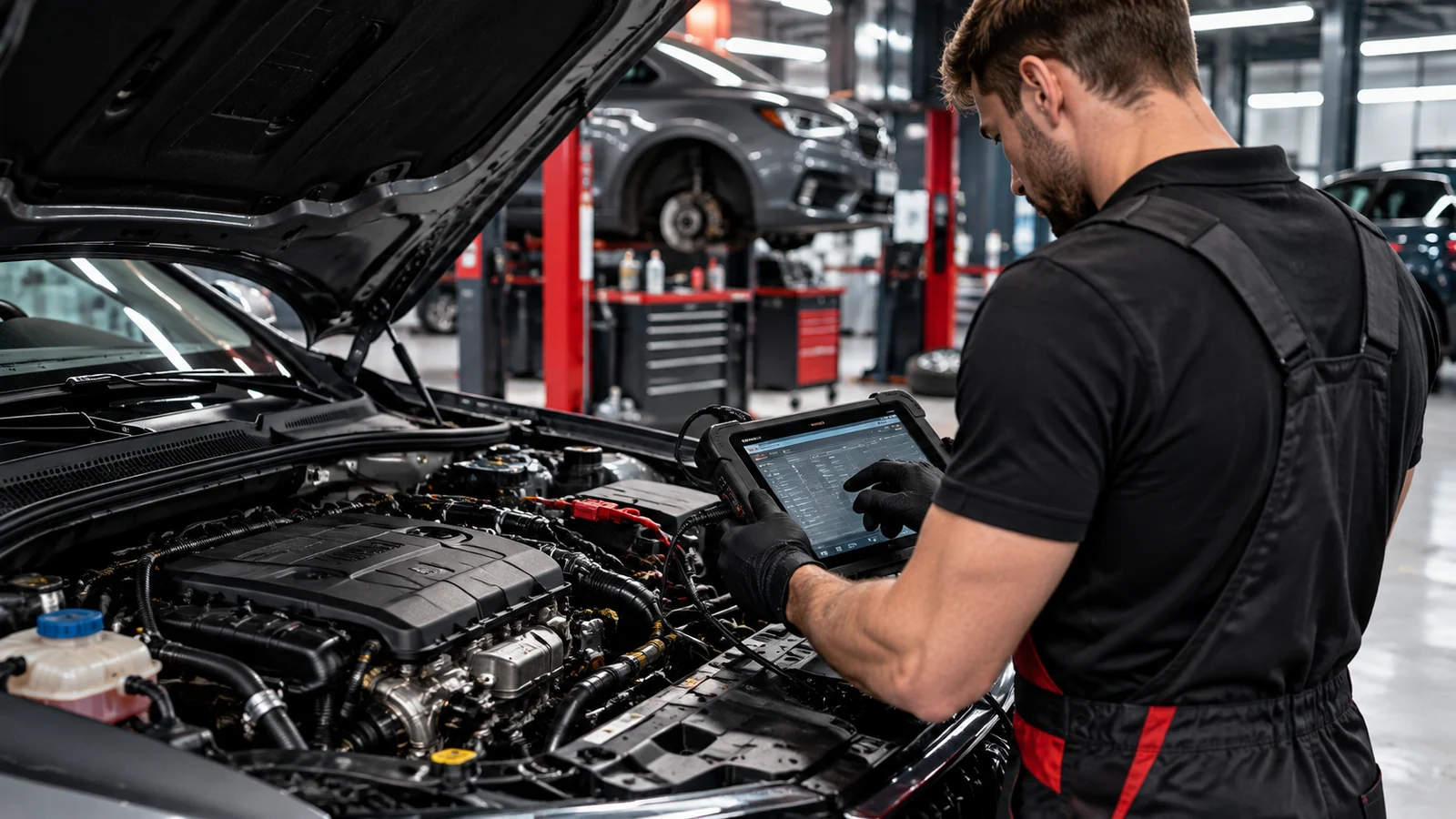 Auto diagnostika modernā autoservisā