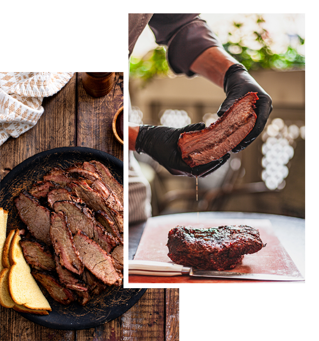 BBQ gaļas pagatavošana